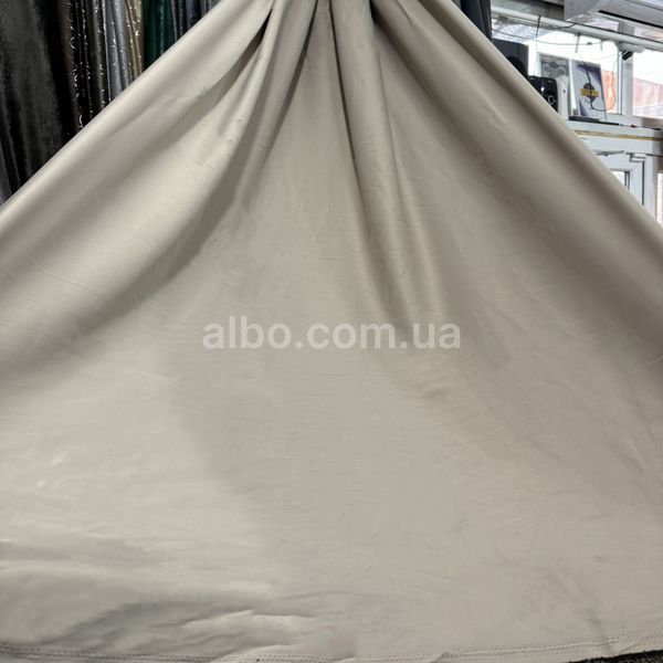 Матова атласна тканина світло-бежевого кольору (M61-3) M61-3 фото