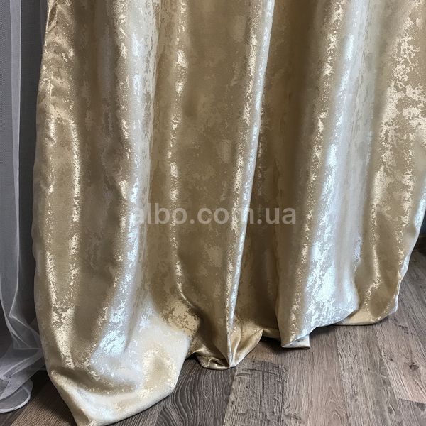 Современные шторы в спальню, шторы однотонные, шторы на кухню ALBO Бежевые (SH-C33-1) SH-C33-1 фото