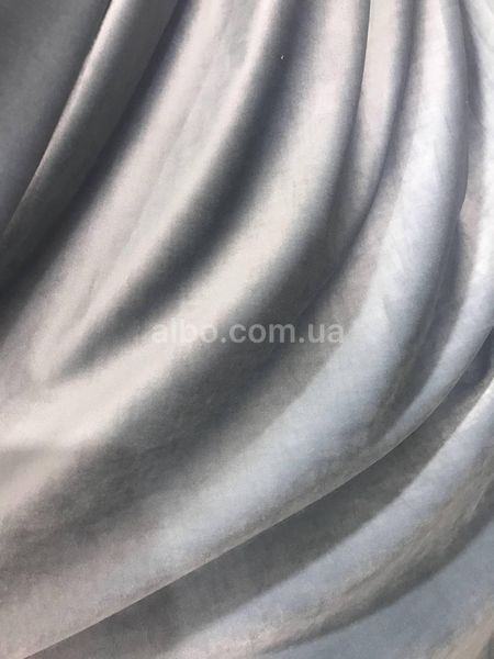 Тканина на метраж оксамит, висота 3м Сіро-голубий (915-29) 915-29 фото