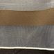 Белая тюль из фатина с бирюзовыми, бежевыми и коричневыми полосами на метраж, высота 2,8 м (ROWI-TURKUAZ) 1531023679 фото 3