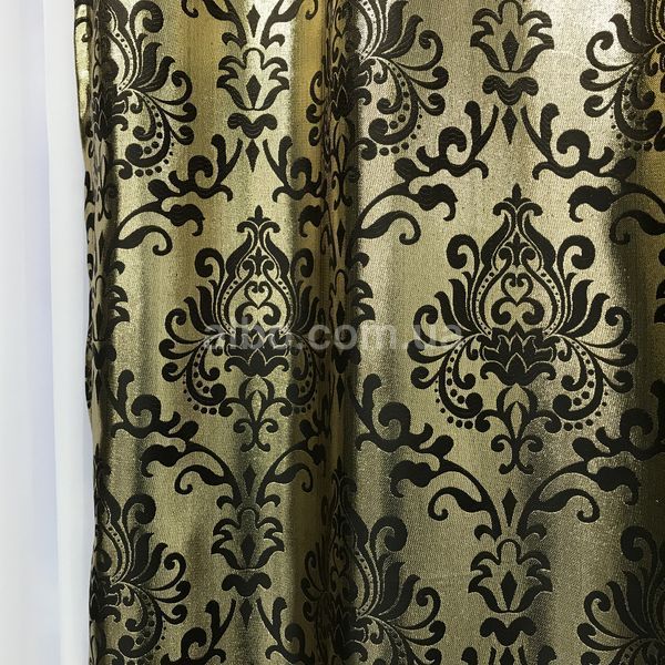 Готові жаккардові штори ALBO 150x270 см 2 шт. Золотисті SH-027-8 фото