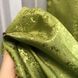 Жаккардовые Оливковые однотонные готовые шторы с тюлю ALBO (SHTN-C33-4) SHTN-C33-4 фото 2