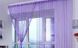 Нитяные шторы однотонные Фиолетовые 300x280 cm ALBO(NO-18) 1609083166 фото 2