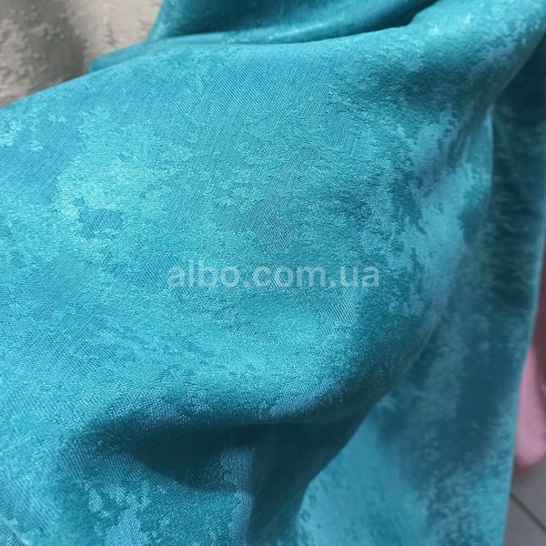 Шторная мраморная ткань, высота 2.8 м на метраж, Бирюзовые (M23-19) M23-19 фото