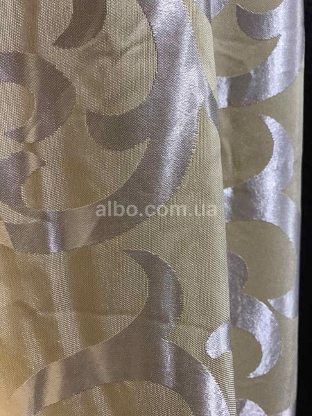 Жаккардовая ткань на метраж кремовая, высота 2,8м (С28) C28 фото