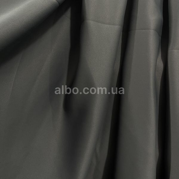 Матовые шторы атлас блэкаут серого цвета с белым шифоновым тюлем ALBO (SHTN-M30-23) SHTN-M30-23 фото
