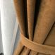 Готовые шторы Бежевые однотонные из микровелюра с шифоновым тюлем на люверсах SHTN-Petek-216 фото 3