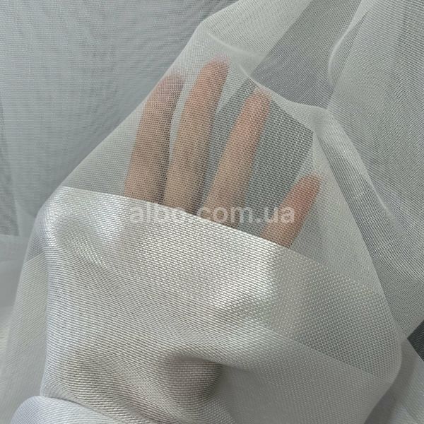 Бамбуковый тюль с белой полоской (B111 BEYAZ)