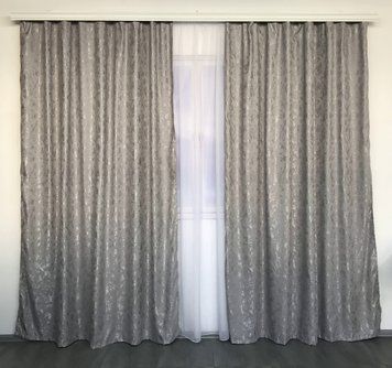 Готовые шторы из мрамора Серого цвета (SH-M19n-2) SH-M19n-2 фото