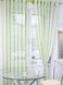 Шторы веревки для спальни кухни детской, шторы с люверсом в дом комнату Зелено-оливкого-белые (NL-303) 1305501158 фото 1