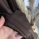 Матовые шторы атлас блэкаут коричневого цвета с белым шифоновым тюлем ALBO (SHTN-M30-40) SHTN-M30-40 фото 7