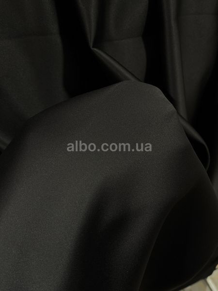 Матовые шторы атлас блэкаут черного цвета с белым шифоновым тюлем ALBO (SHTN-M30-44) SHTN-M30-44 фото