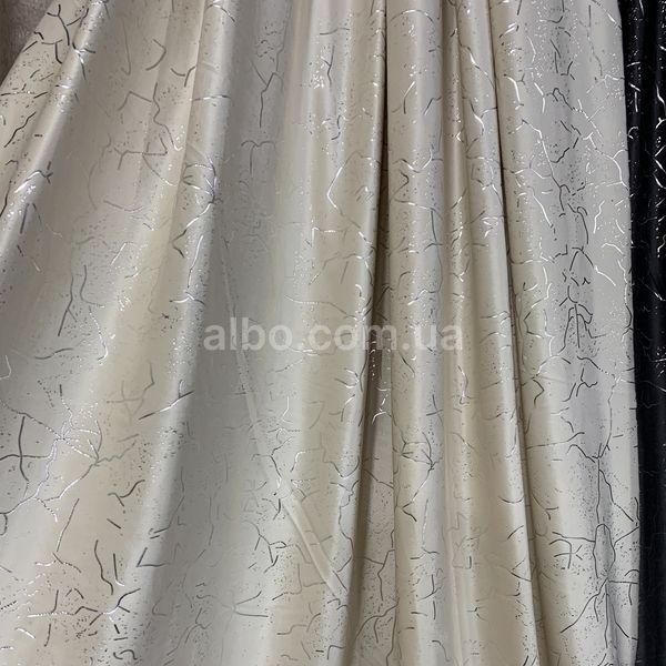 Гарна тканина на метраж оксамит, висота 3м Молочний (917-1) 917-1 фото