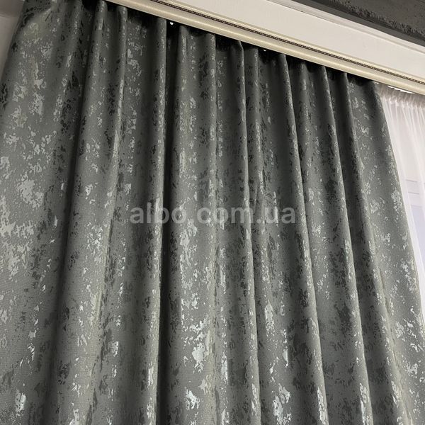 Готовые шторы из мрамора, Графитового цвета (SH-M19-21) SH-M19-21 фото