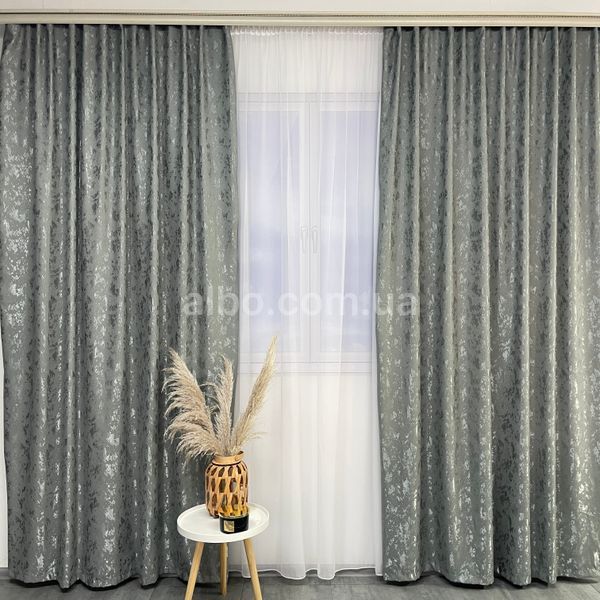 Готовые шторы из мрамора, Графитового цвета (SH-M19-21) SH-M19-21 фото