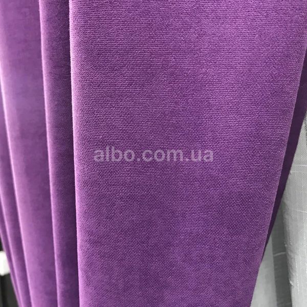 Готовая штора на кольцах люверсах 200x270 cm (1 шт) ALBO Фиолетовая (SH-Petek-98) SH-Petek-98 фото